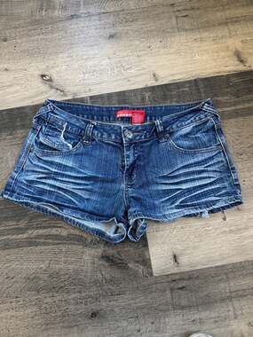 Zana Di Jeans Women's Distressed Denim Shorts Size 13